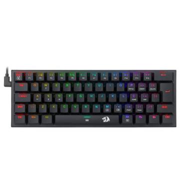 Imagem de Teclado Mecânico Redragon Anivia Rgb Switch Marrom Preto K614-rgb Pt-b