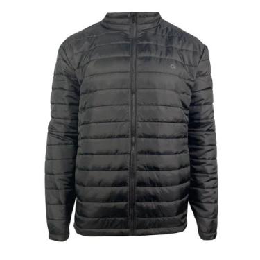 Imagem de Jaqueta Microfibra Puffer Plus Size Ogochi Masculina 027510003 Preta, 