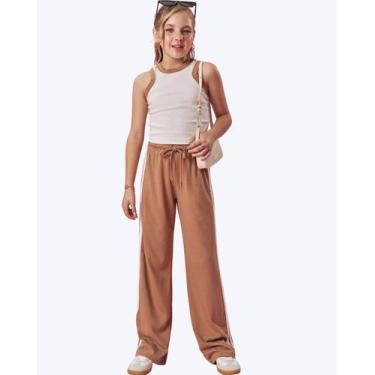 Imagem de Conjunto Regata Boxy em Canelado Liz e Calça Wide Leg em Malha Stetch 