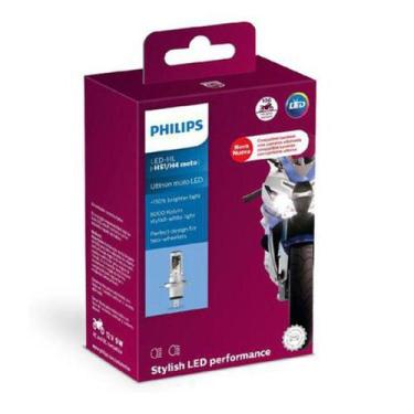 Imagem de Lâmpada Philips Moto Led Ultinon H4 Hs1 6000k Super Branca