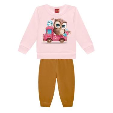 Imagem de Conjunto Inverno Menina Kyly Moletom Peluciado 1000740, 2