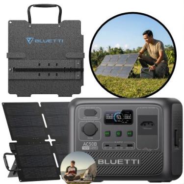 Imagem de Kit Estação de Energia AC50B 110v 700w + Placa Solar 130w Bluetti