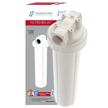 Imagem de Filtro de Água Big 20" Hidrofiltros - para Piscinas e Condomínios