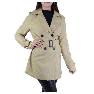 Imagem de Casaco Feminino Pellini Longo Verde Olive - GD4423, M, Verde
