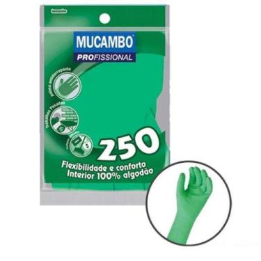 Imagem de Luva de latex verde p - mucambo