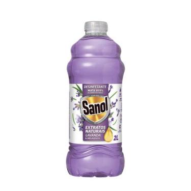 Imagem de Desinfetante sanol extratos naturais lavanda e melaleuca 2litros 2019