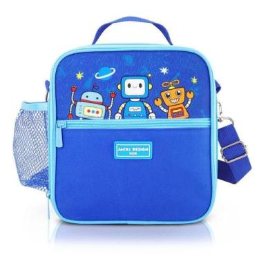 Imagem de Lancheira Térmica Infantil Amiguinhos Jacki Design  4.180 Ml Robo Azul