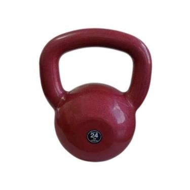 Imagem de Kettlebell Emborrachado 24kg para Treino Funcional em Ferro Fundido co