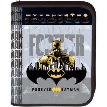 Imagem de Fichário Universitário Argolado c/ Zíper Batman - 48 Folhas - Dac