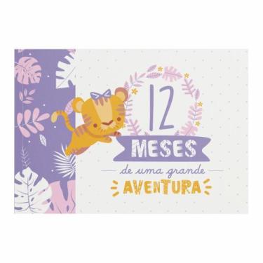 Imagem de Álbum de Figurinhas Aventura 12 Meses - Lilás Gopic - TUDOPRAFOTO