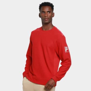 Imagem de Moletom Fila Comfort F-Box Reflective Masculino, Vermelho, P