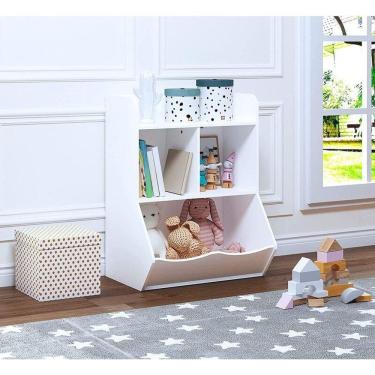 Imagem de Organizador Infantil com Nichos Jean MDF 80cm Woodcore