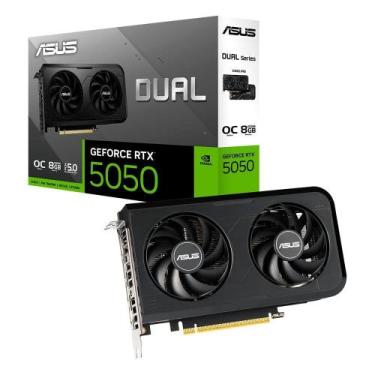 Imagem de Placa de Vídeo Asus DUAL RTX 5050 OC 8G NVIDIA GeForce, 8GB, GDDR6, 12