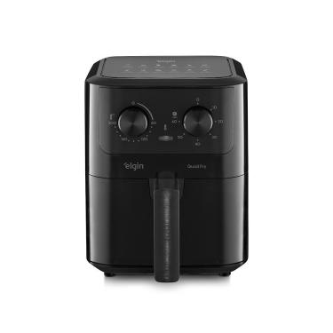 Imagem de Fritadeira Air Fryer sem Óleo Elgin Quad Fry AFG42 4,2L 1400W Air Circuit 360° Grelha Antiaderente Preta