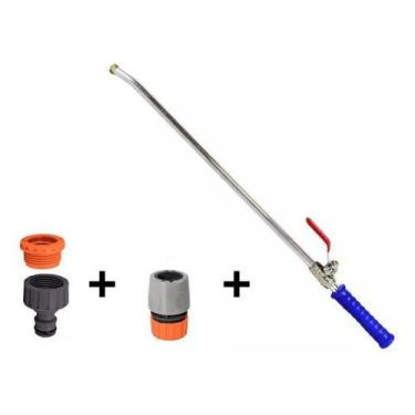 Imagem de Kit Esguicho 65cm + Engate Rápido + Bico Para Torneira - Jato Press