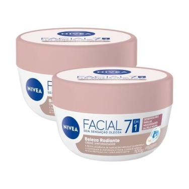 Imagem de Kit 2 unidades Creme Facial Uniformizador Pele Negra 100g - Nivea