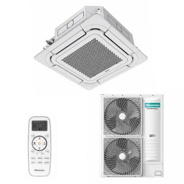 Imagem de Ar-Condicionado Cassete Inverter Hisense 55.000 BTUs Quente e Frio Wi-