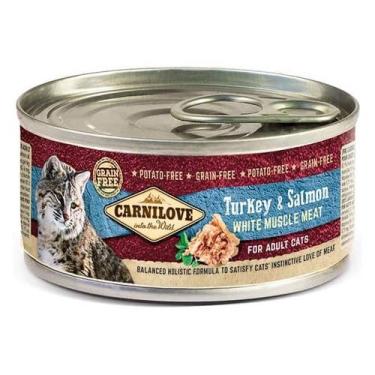 Imagem de CARNILOVE Cat Can Turkey &amp Salmon 100g - Validade 12/05/2028