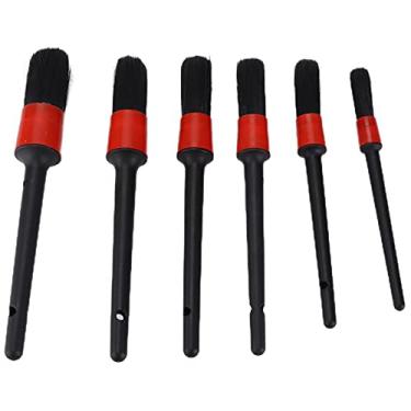 Imagem de Escova de limpeza de carro, escova de detalhamento de carro longo Furo de suspensão para rodas para tubos de exaustão para bicicletas para caminhões para compartimentos de motor