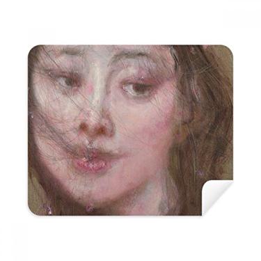 Imagem de Windy Night XJJ Pano de limpeza de pintura a óleo Limpador de tela 2 peças Tecido de camurça