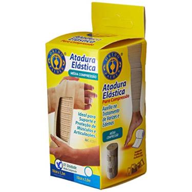 Imagem de Atadura Elástica Para Mé Compressão, Ortho Pauher, Bege, 10X1, 3