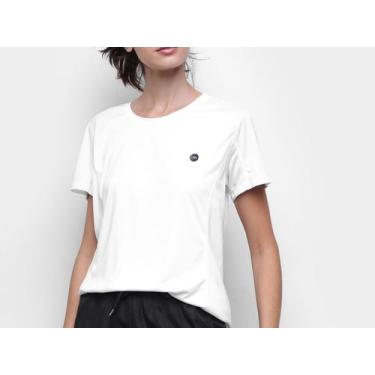 Imagem de Camiseta Fitness E Musculação Olympikus Glassy - Feminina Branca