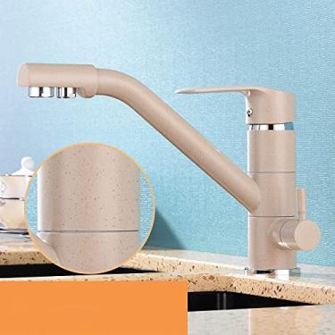 Imagem de Torneira de cozinha preta 360 rotação torneira da pia da cozinha com torneiras misturadoras de água filtrada torneira da pia da cozinha, KF, 2005BE, D, China