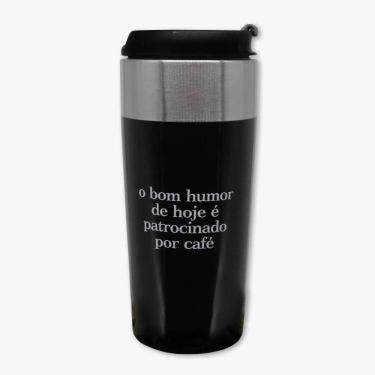 Imagem de Copo Para Viagem Slim - Patrocionado Por Café - ZC 10024293