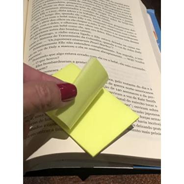 Imagem de Bloco de notas transparente e à prova d’água -5,0 x 7,5-50 folhas - multicor (Amarelo forte)