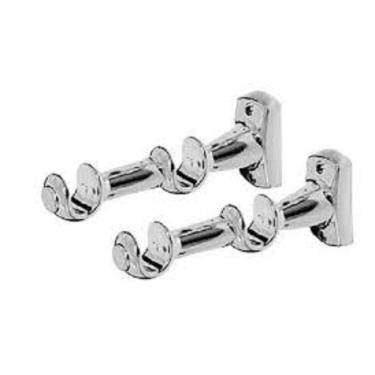 Imagem de Kit Suporte Cortina Duplo Para Varão 19/28mm Cromado 2 Uni