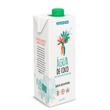 Imagem de Água De Coco Integral Vitcoco 1 Litro - Adel Coco