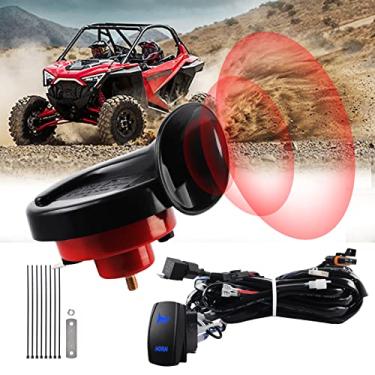 Imagem de Kit de buzina UTV Alto, kit de buzina RZR com interruptor basculante 12V para Polaris RZR Ranger, PRO XP, Can Am, até 2021