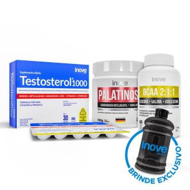 Imagem de Bcaa + Palatinose 150G + Testosterol 30 Comp + Galão - Inove Nutrition