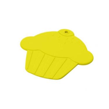 Imagem de Descanso De Panela Silicone Cupcake Amarelo Cozinha - +Az Design