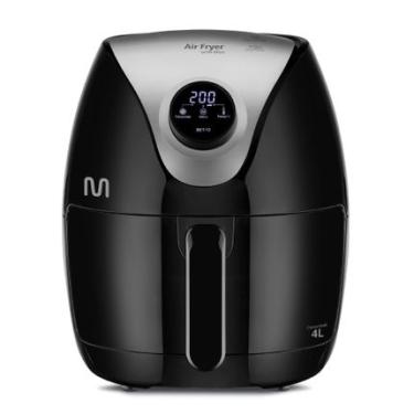 Imagem de Fritadeira Elétrica Air Fryer 4L Digital 127V 1500W Preta Multilaser - CE168OUT [Reembalado] CE168OUT