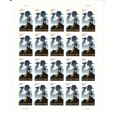 Imagem de Folha de escoteira USPS com vinte e 44 carimbos Cent Scott 4472