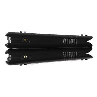 Imagem de HA SHI Suporte de plástico ajustável pastel (conjunto de 2 peças), ótimo para vários tamanhos de pastéis, suporte de borracha, clipe de giz para professores, protetor de pastel