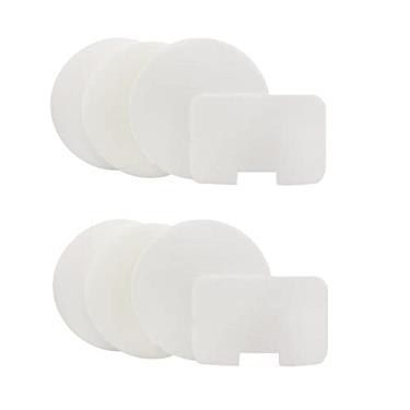 Imagem de AMSAMOTION Kit de substituição de filtros de tubarão com 2 pacotes para aspirador vertical giratório Shark Navigator NV22, NV22L, NV22S, NV26, NV27, UV400 peça # XF22£¬8 espuma + 4 filtros circulares e de escape de feltro