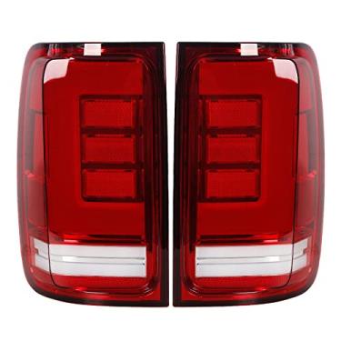 Imagem de JESYMBX Para VW Amarok V6 2009-2020 Luz traseira de freio luz traseira luz de seta par de lâmpadas