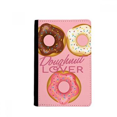 Imagem de Porta-passaporte de comida para sobremesa de três oeste com rosquinha e porta-cartões, Multicolor