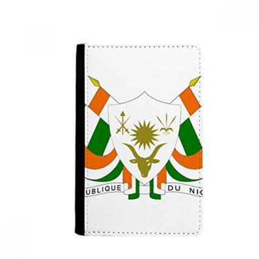 Imagem de Porta-passaporte com emblema nacional da África do Níger Notecase Burse capa carteira porta-cartão, Multicolor