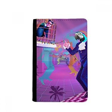 Imagem de Dance DJ Fantasy Design Porta Passaporte Notecase Burse Carteira Capa Cartão Bolsa, Multicolor