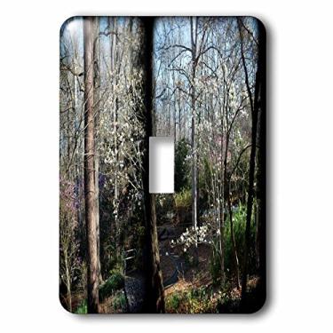 Imagem de 3dRose lsp_212060_1" Painel de árvore florida é uma foto diferente de casal combinada com interruptor único