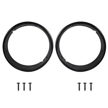 Imagem de u-Box Wrangler Moldura preta para farol com acabamento para Jeep Wrangler TJ 97-06