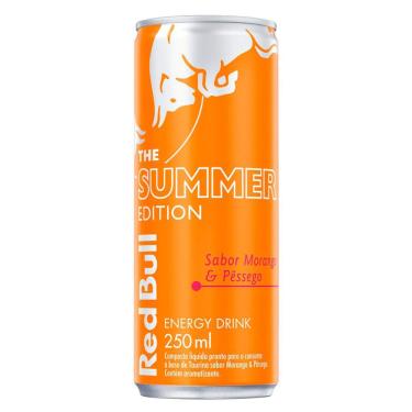 Imagem de Energético Red Bull The Summer Edition Sabor Morango e Pêssego 250ml