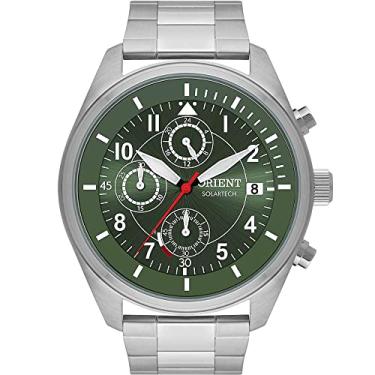 Imagem de Relógio Orient Masculino Ref: Mbssc251 E2sx Solar Cronógrafo Prateado