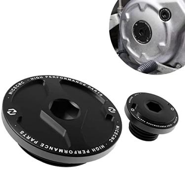 Imagem de NICECNC Kit de enchufes de motor preto compatível com Yamaha Raptor 700 700R, edição especial 700R, GRIZZLY 550 700, RHINO KODIAK 700, VIKING EPS, YFZ 450, YFZ450R, YFZ450R SE, YXZ1000R, veja os acessórios