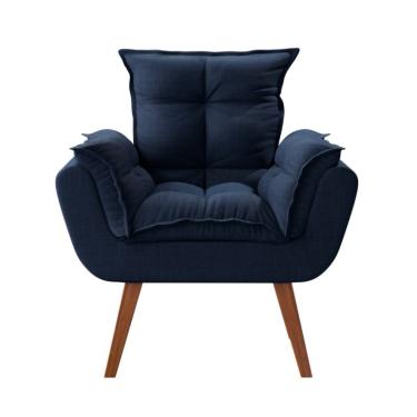 Imagem de Poltrona Lidi Linho Azul Marinho