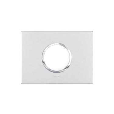 Imagem de Placa 2 Postos 4x2 Redondo White Arteor Cod.575630B - Pial