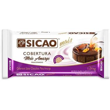 Imagem de Cobertura sabor Cocolate Meio Amargo Sicao 1kg